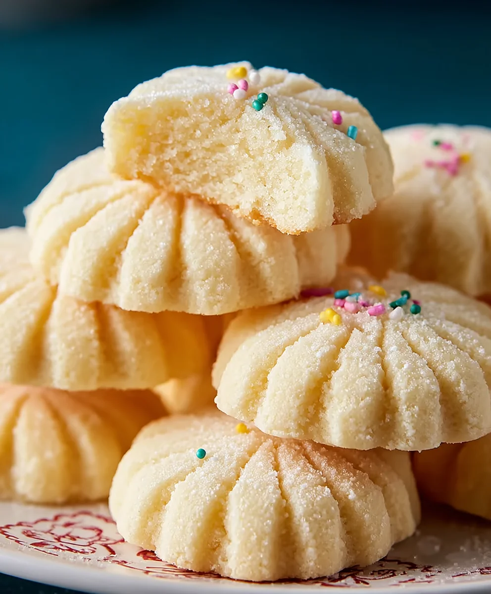 Melt-in-Your-Mouth Whipped Shortbread-Easy Recipe