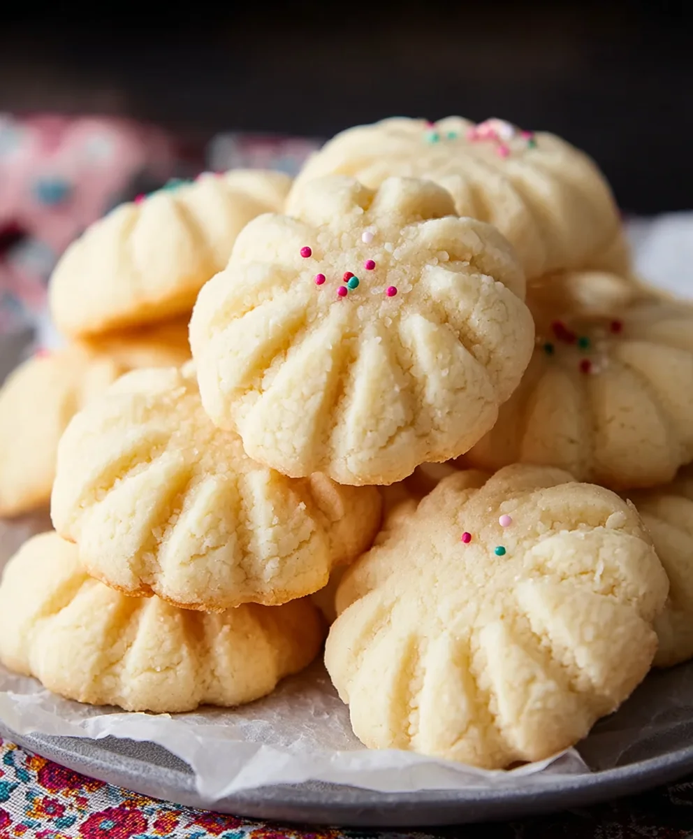 Melt-in-Your-Mouth Whipped Shortbread-Easy Recipe