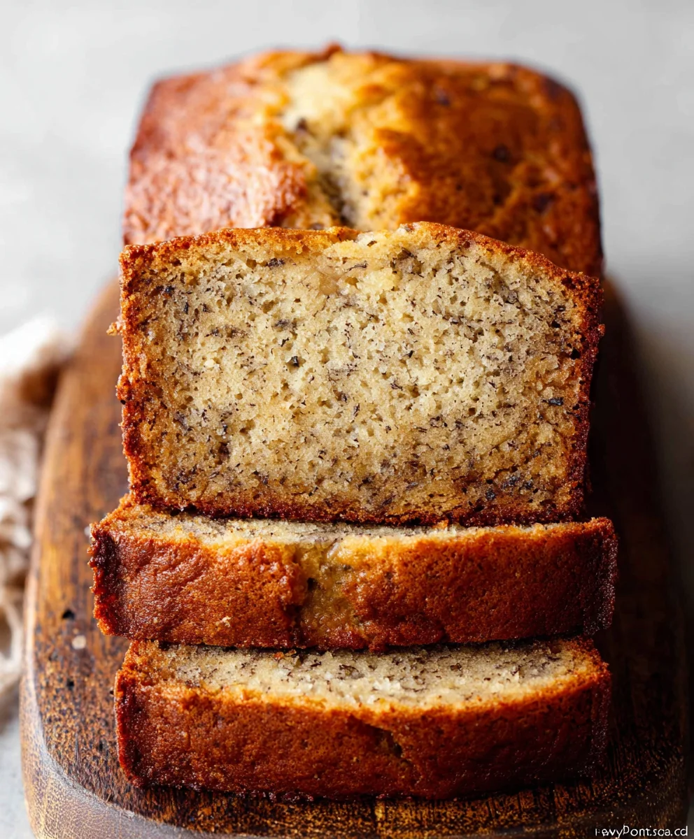 Moist Banana Bread Recipe - Easy & Delicious