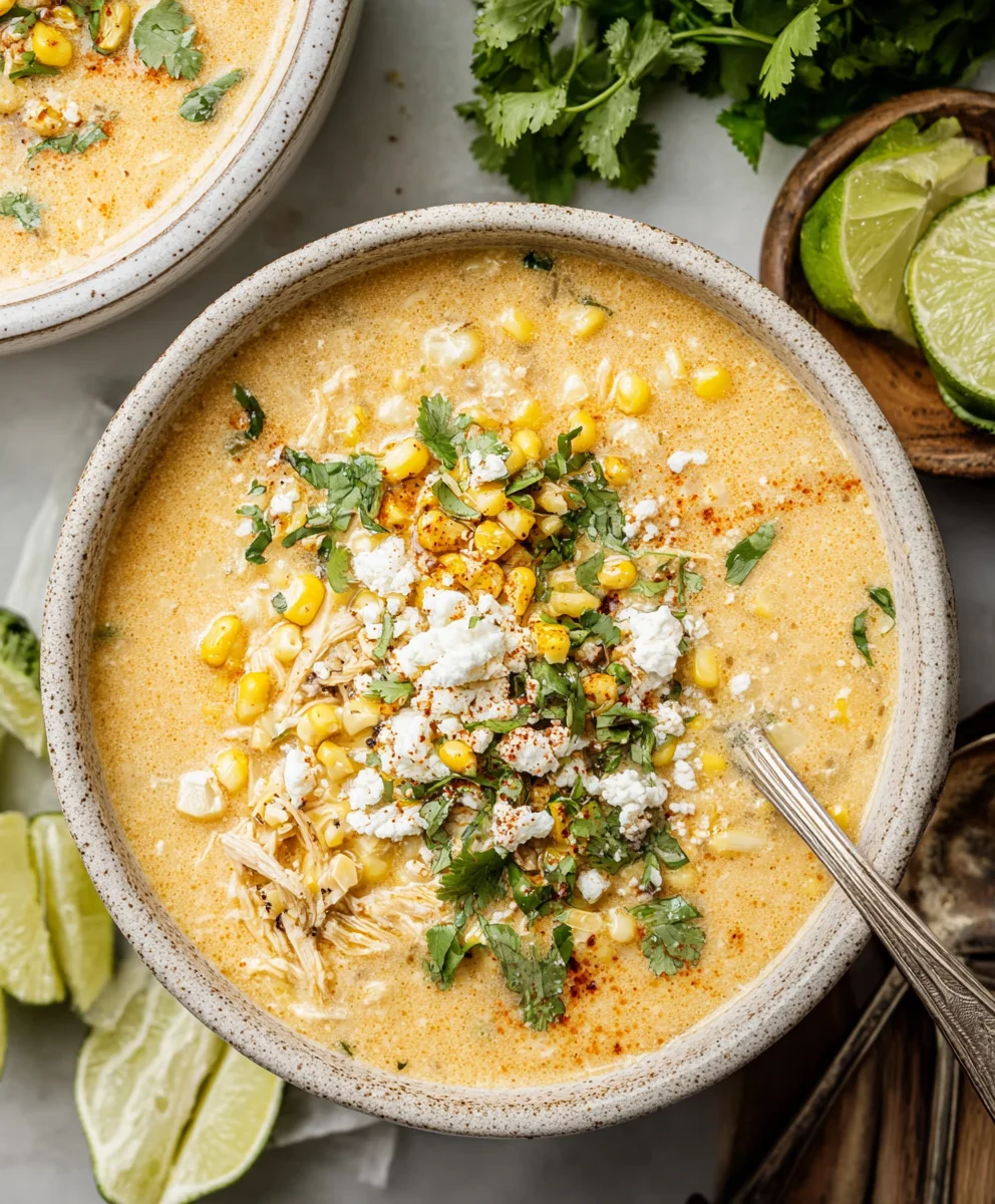 Mexican Street Corn Soup - Easy & Flavorful Recipe