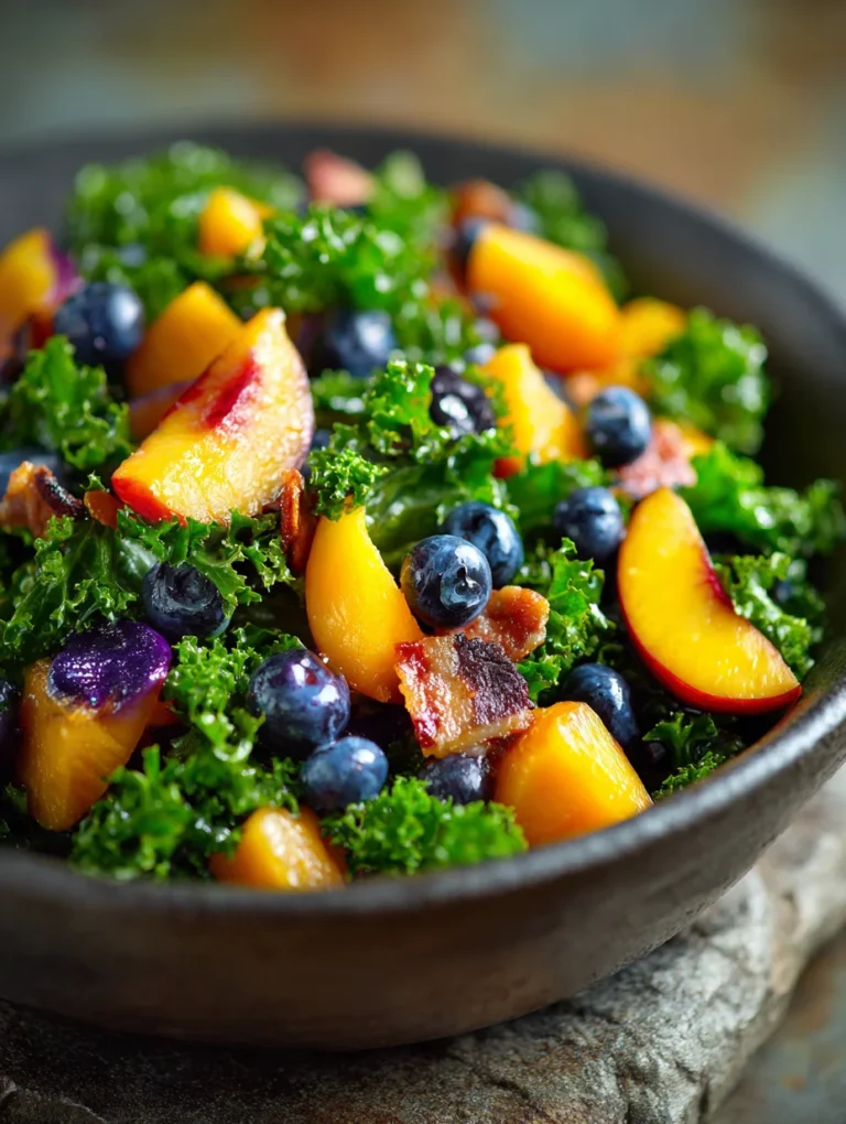 Peach Blueberry Non-non-non-alcoholic alternativeic Non-Alcoholic Ale Salad-refreshing Summer Treat