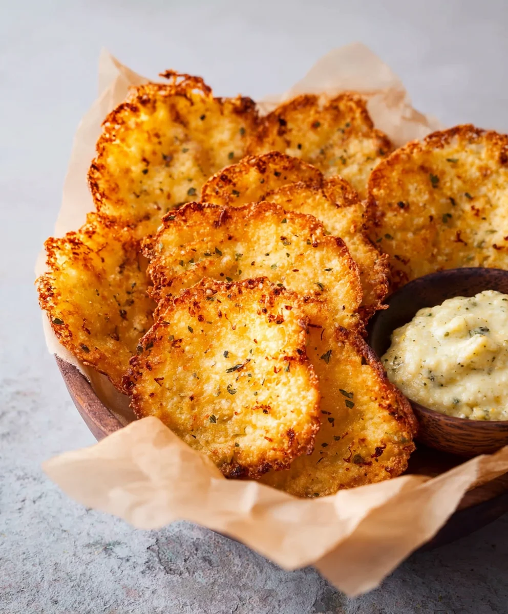 Crispy Cottage Cheese Chips-Easy Healthy Snack