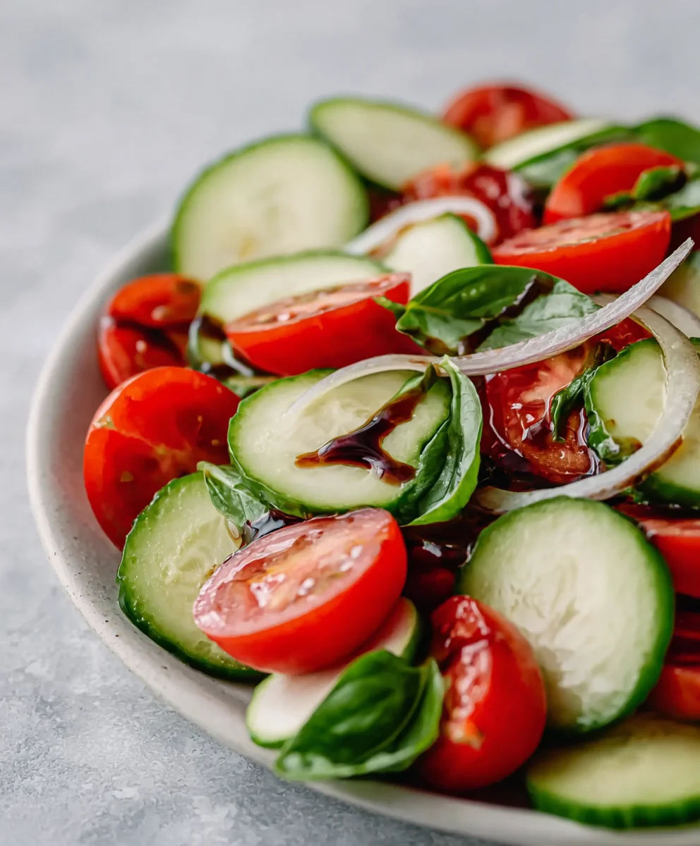 Cucumber Caprese Salad - Fresh & Easy Recipe