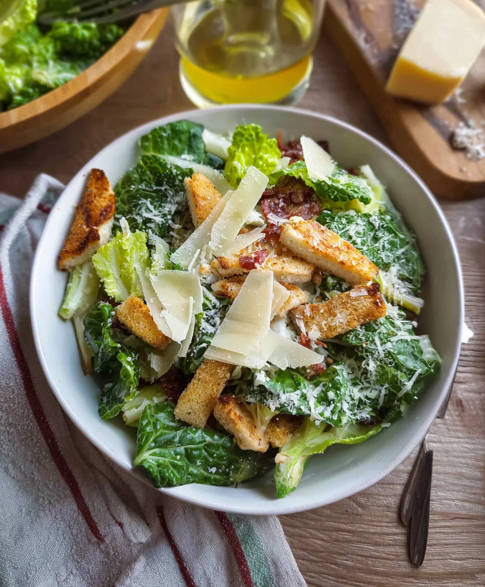 Delicious Vegetarian Caesar Salad Recipe
