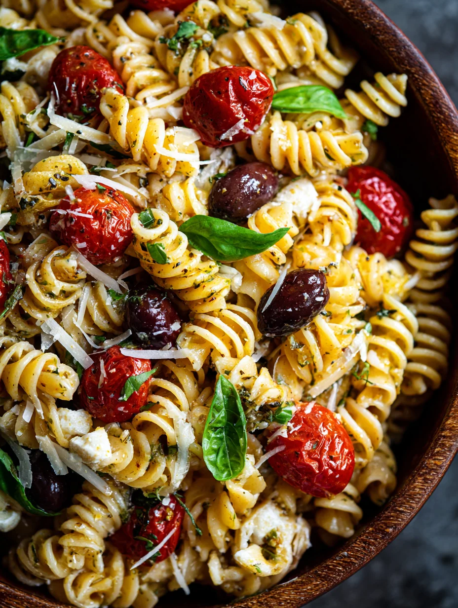 High Protein Italian Pasta Salad- Delicious & Easy