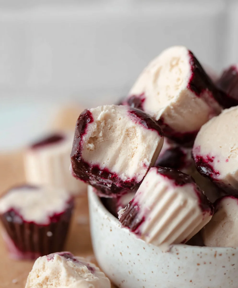 Easy Dairy-Free Frozen Yogurt Bites - Healthy Treat