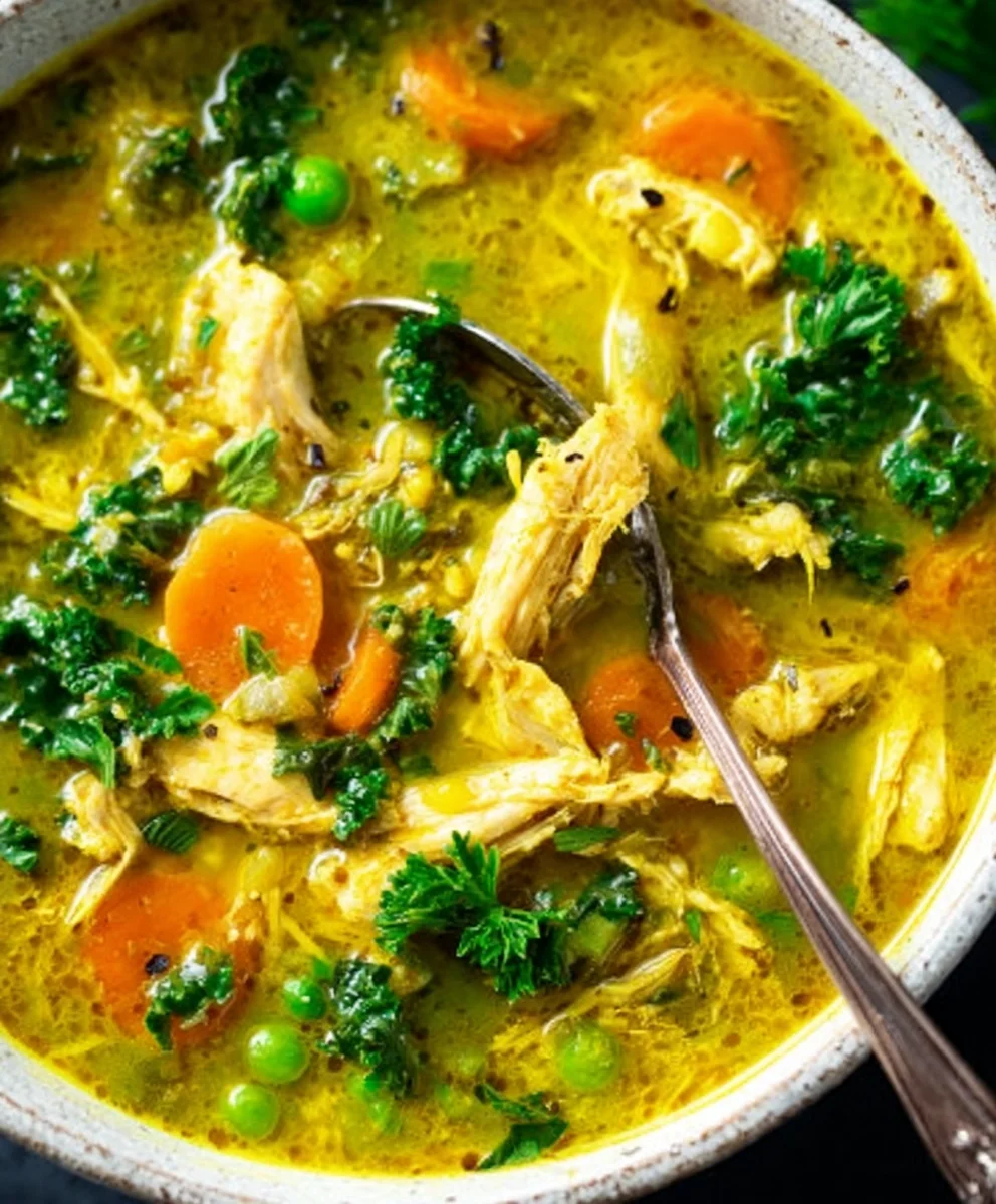 Turmeric Chicken Soup-Anti-Inflammatory Comfort Food