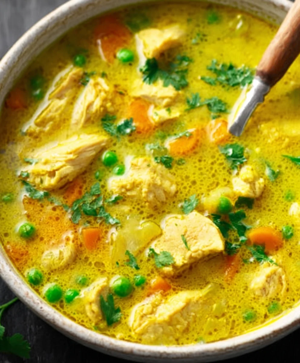 Turmeric Chicken Soup-Anti-Inflammatory Comfort Food