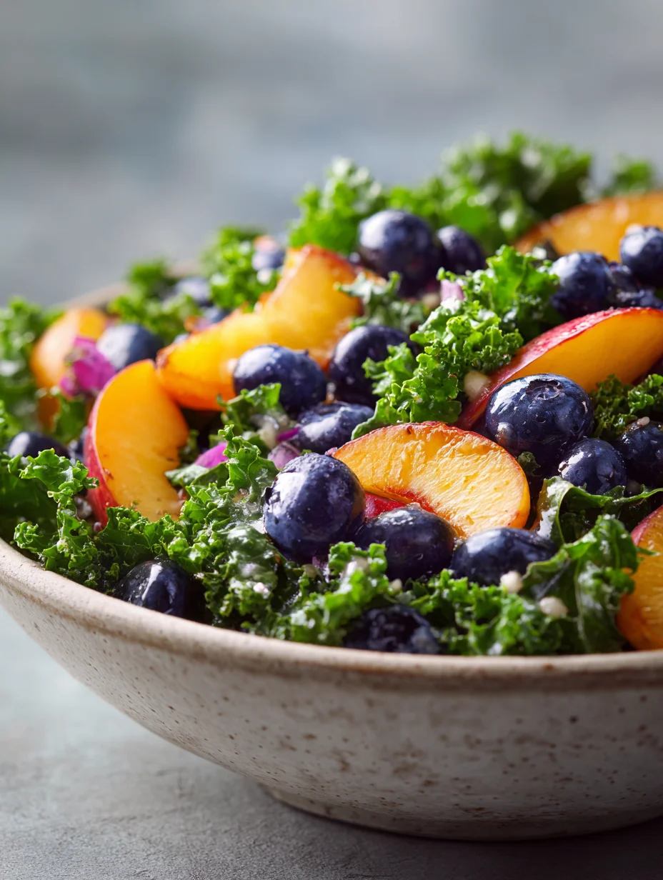 Peach Blueberry Non-non-non-alcoholic alternativeic Non-Alcoholic Ale Salad-refreshing Summer Treat