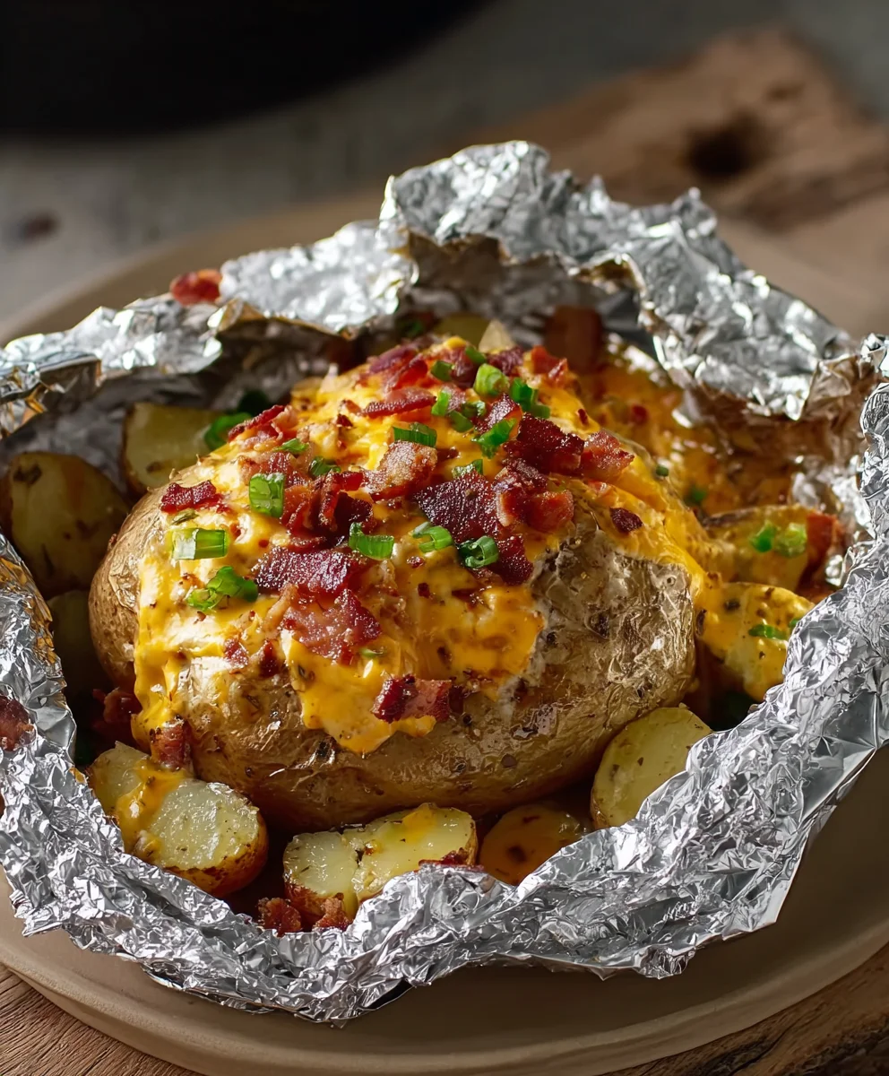 Cheesy Beef Beef Bacon Ranch Potatoes Foil Packs