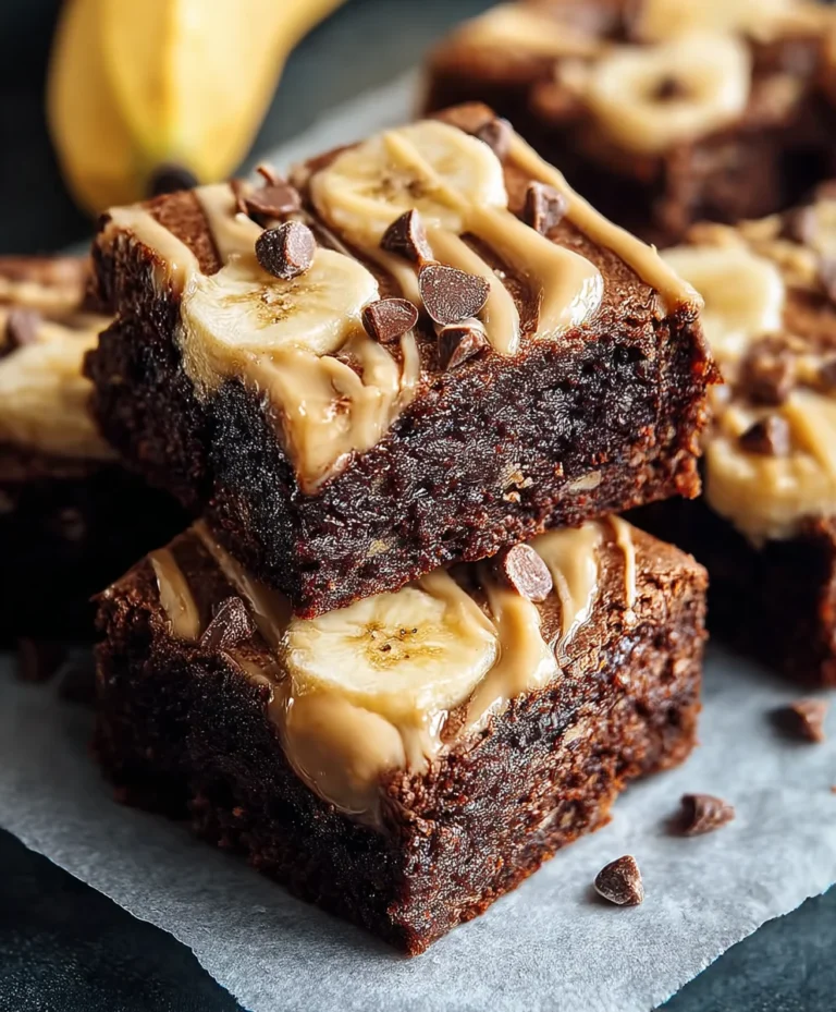 Moist Banana Brownies-Deliciously Easy Dessert