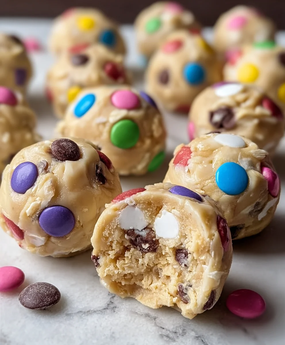 Easy Easter Egg Cookie Dough Bites Recipe
