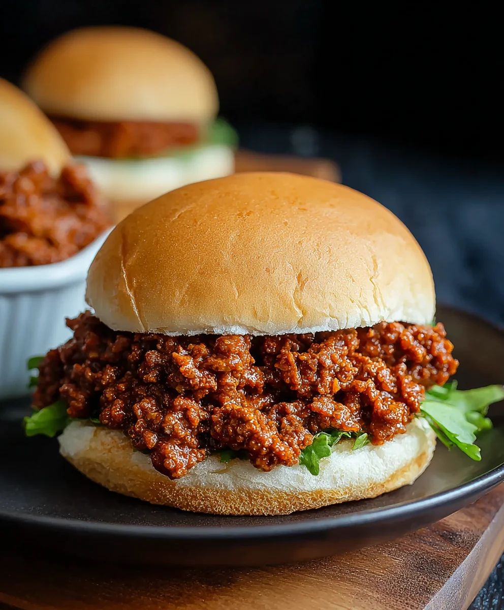 Easy Homemade Beef Sloppy Joes - Quick Meal