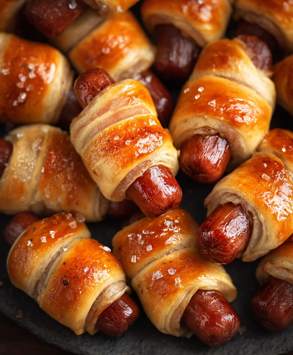 Glazed Beef-in-a-Blanket Appetizer-Party Favorite