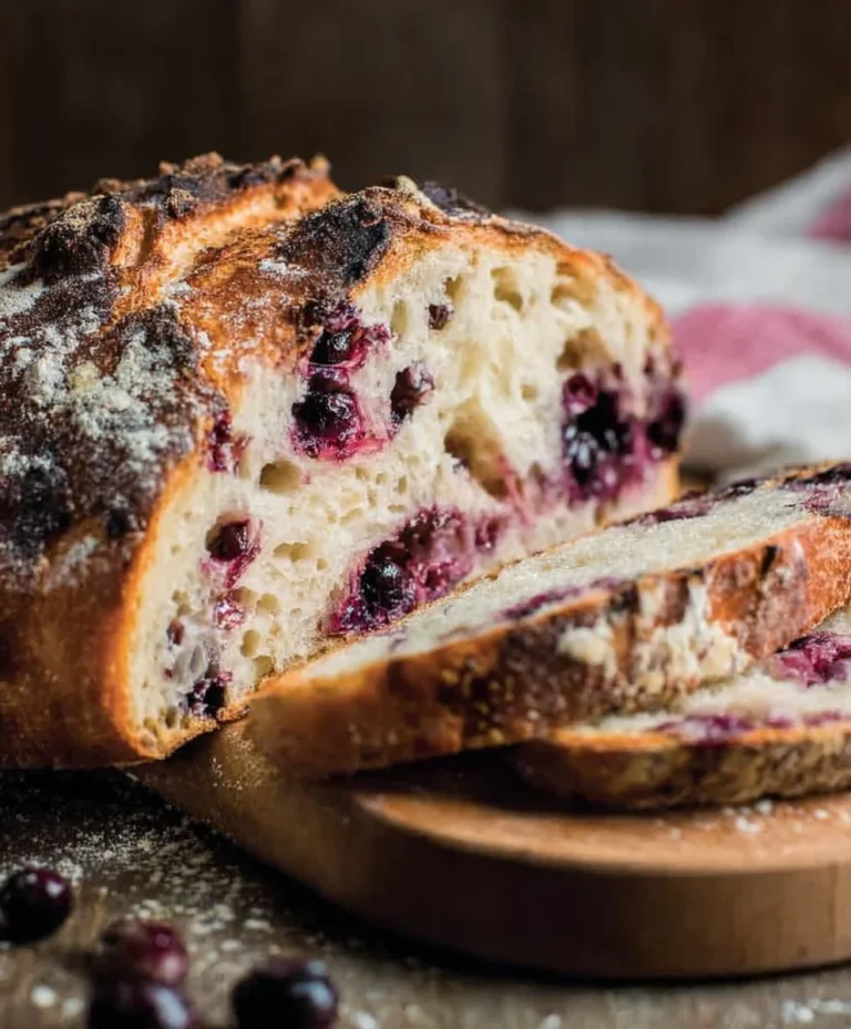 Blueberry Lemon Sourdough Bread Recipe