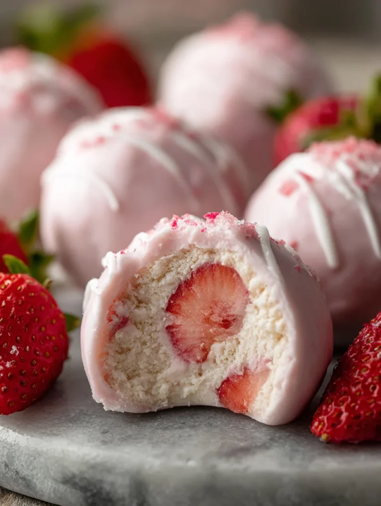 Easy Strawberry Yogurt Bites – Healthy Frozen Treat