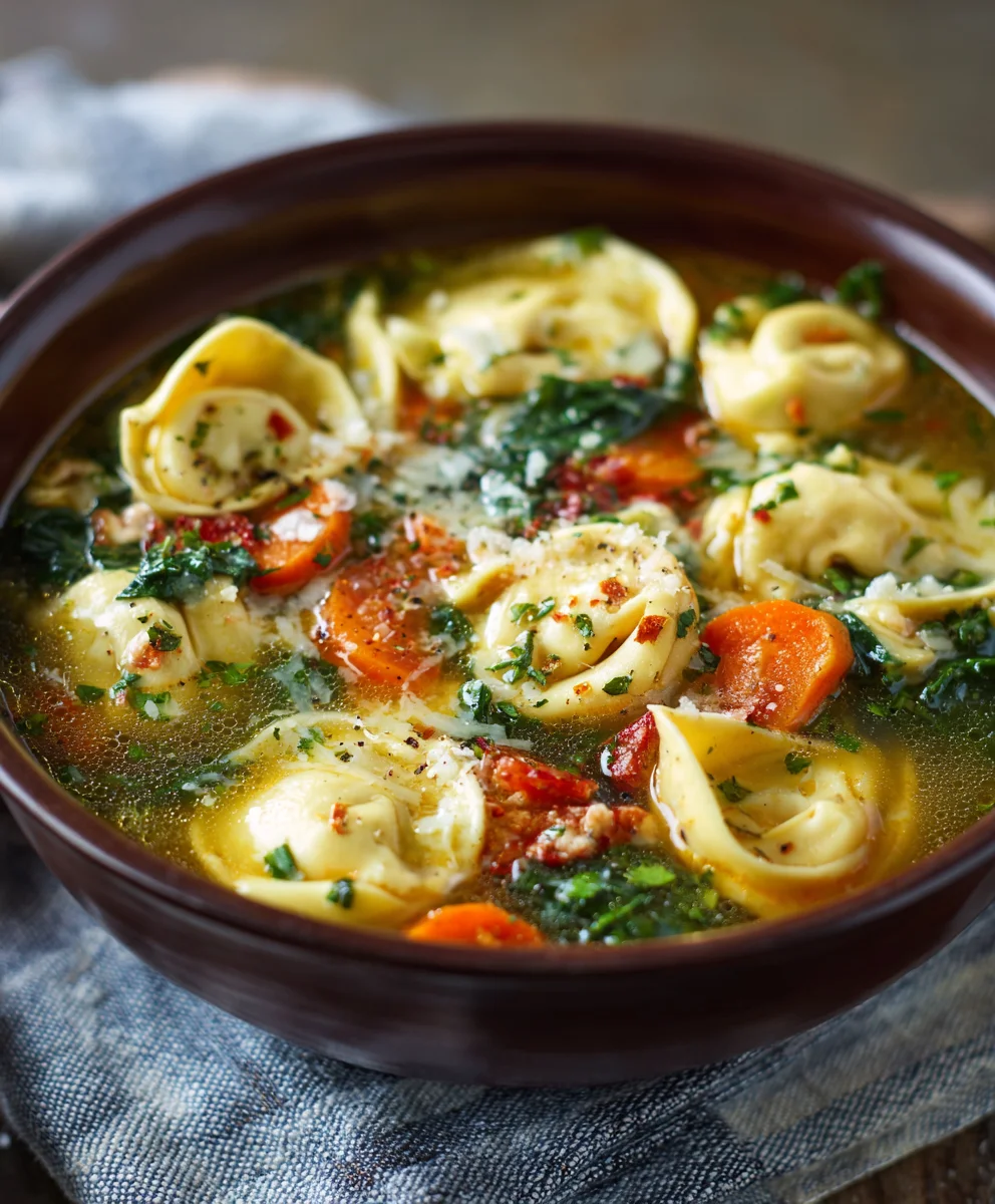Easy Chicken Tortellini Soup - Quick & Delicious Recipe