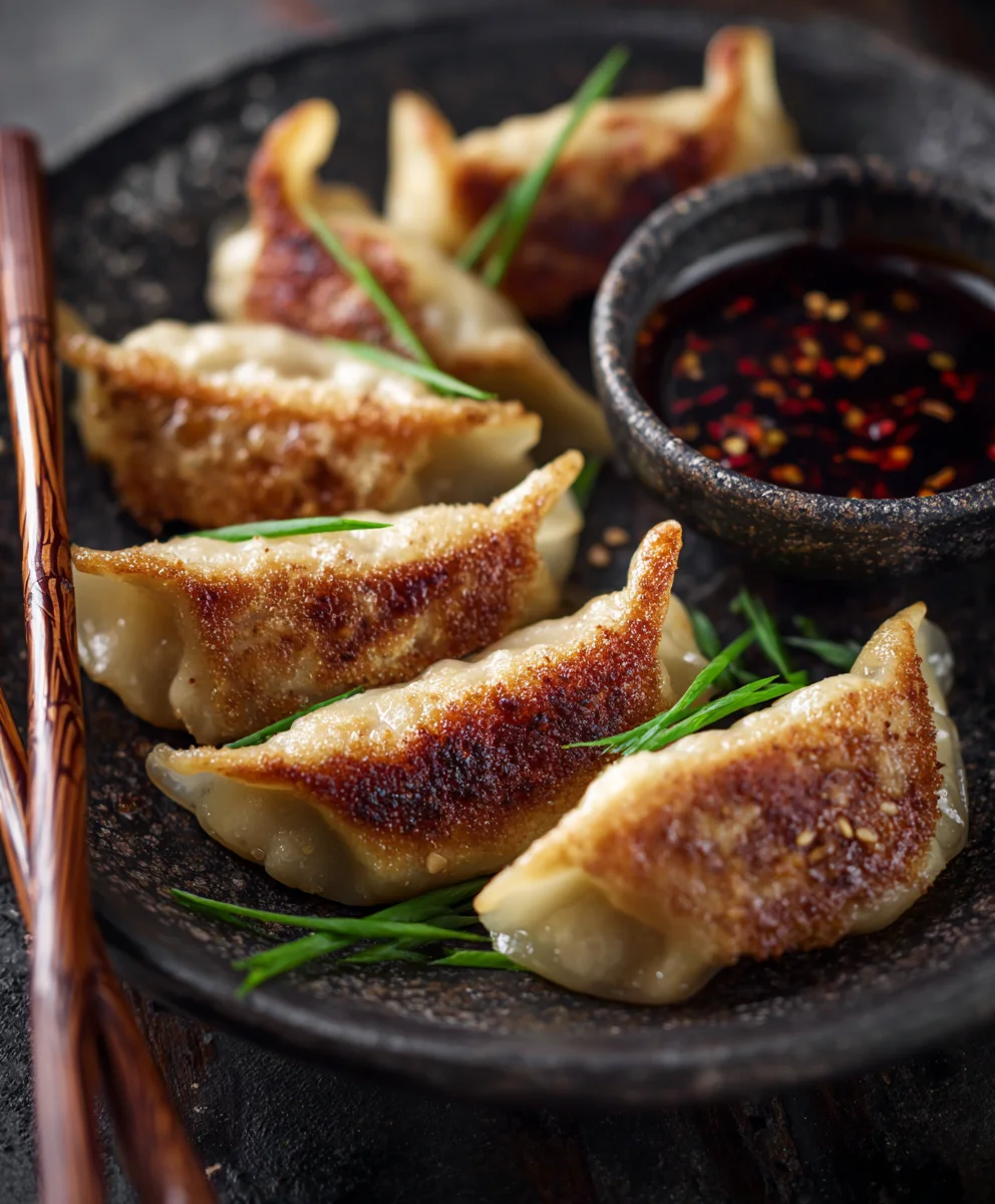 Easy Pan-Fried Beef Potstickers Recipe