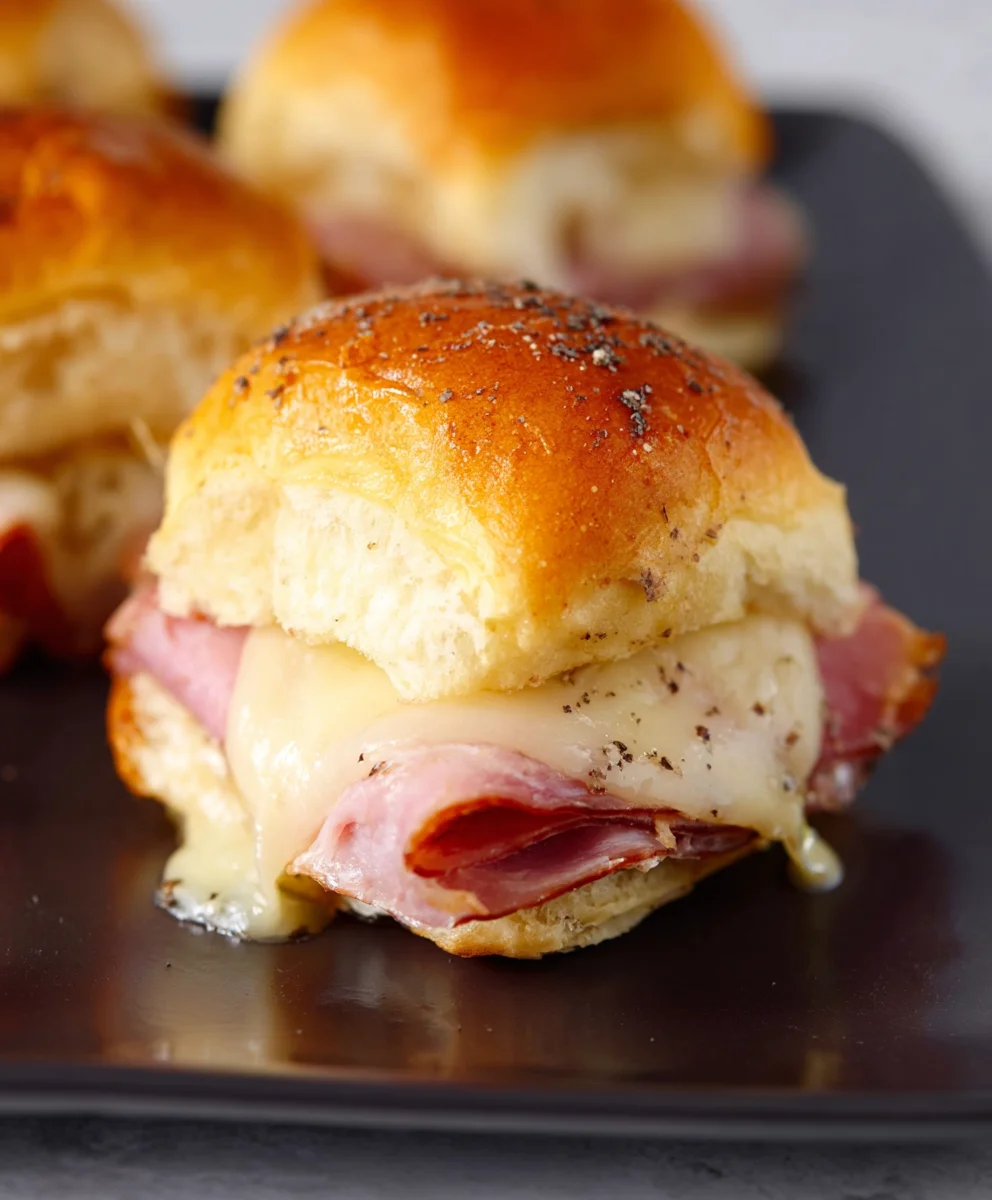 Beef Beef Ham Cheese Sliders - Easy Party Appetizer