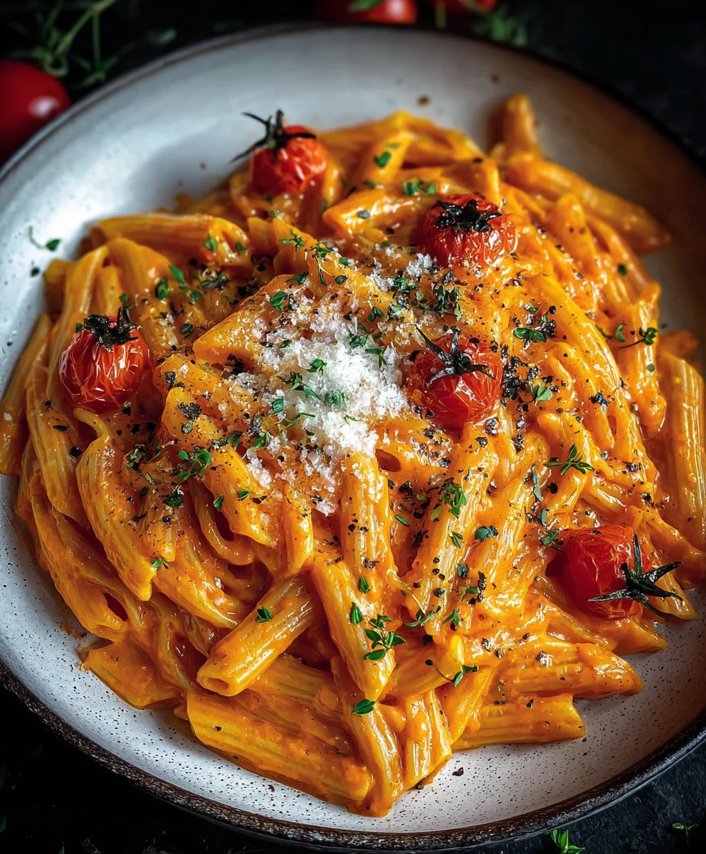 Creamy Tomato Garlic Pasta Recipe - Quick & Easy Dinner