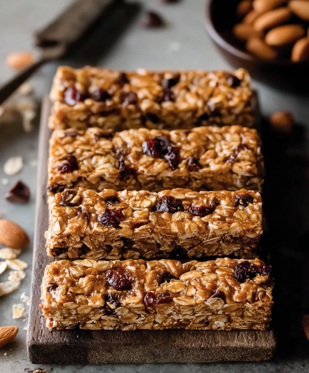 Soft-Baked Peanut Butter Granola Bars - Easy Recipe