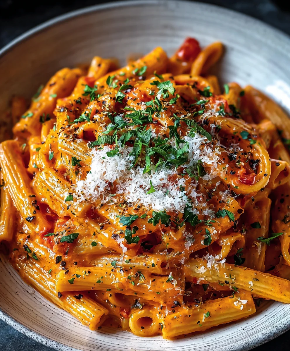 Creamy Tomato Garlic Pasta Recipe - Quick & Easy Dinner