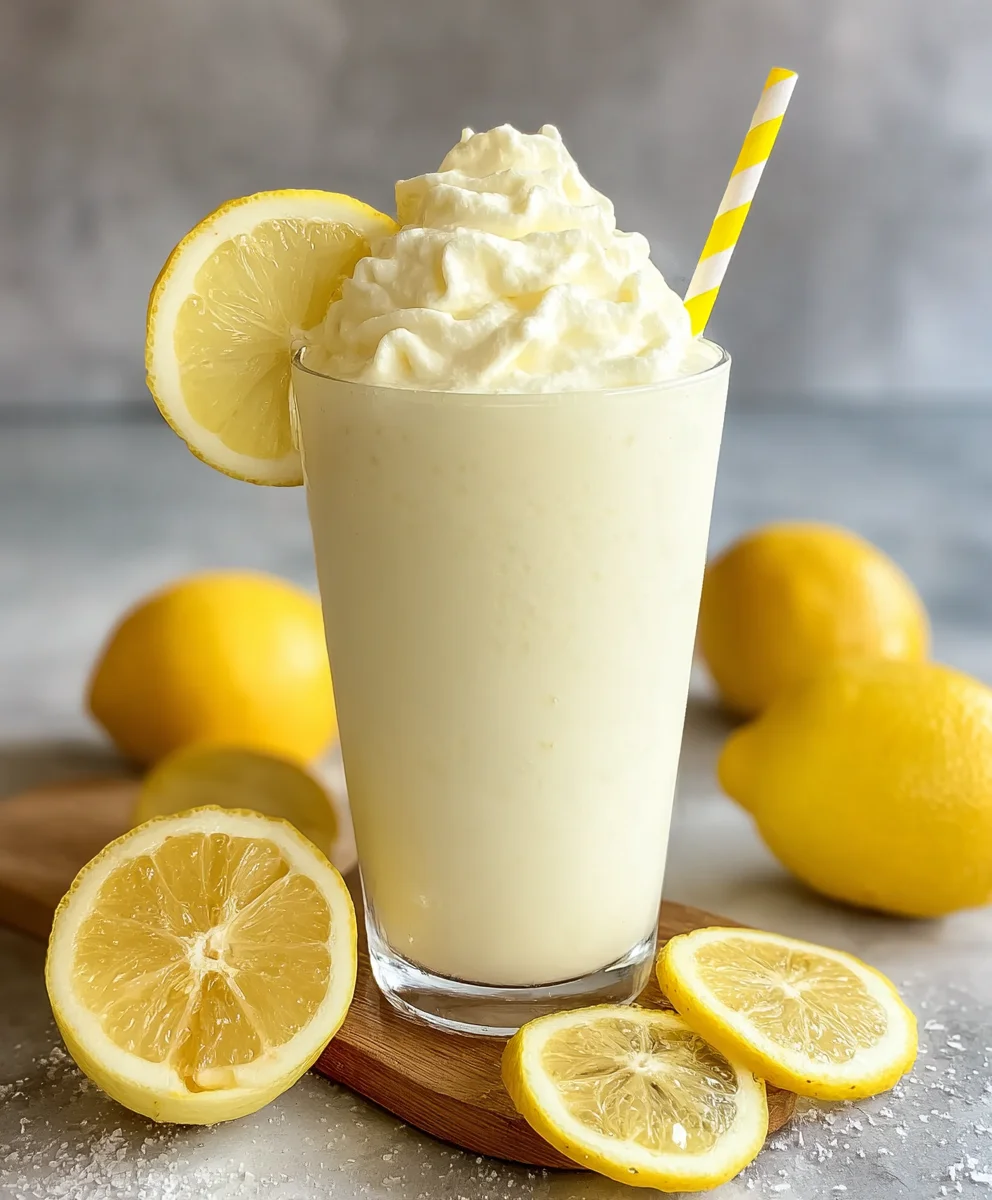 Chick-Fil-A Frosted Lemonade Recipe-Sweet & Tangy Treat