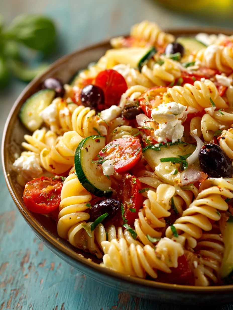 High Protein Italian Pasta Salad- Delicious & Easy