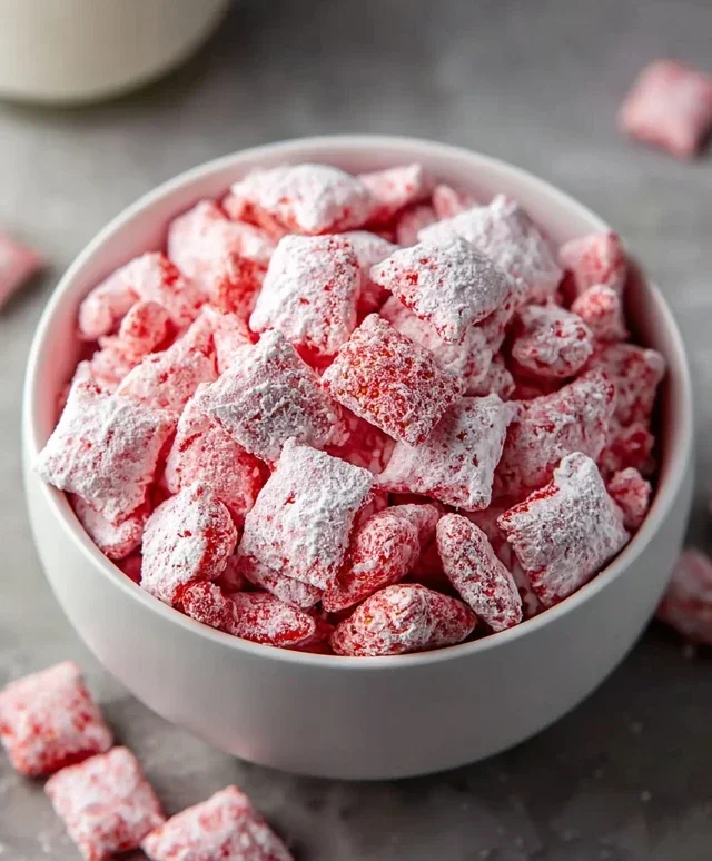 Strawberry Shortcake Puppy Chow