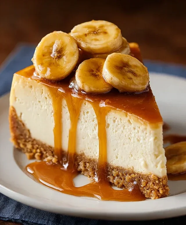 Bananas Foster Cheesecake