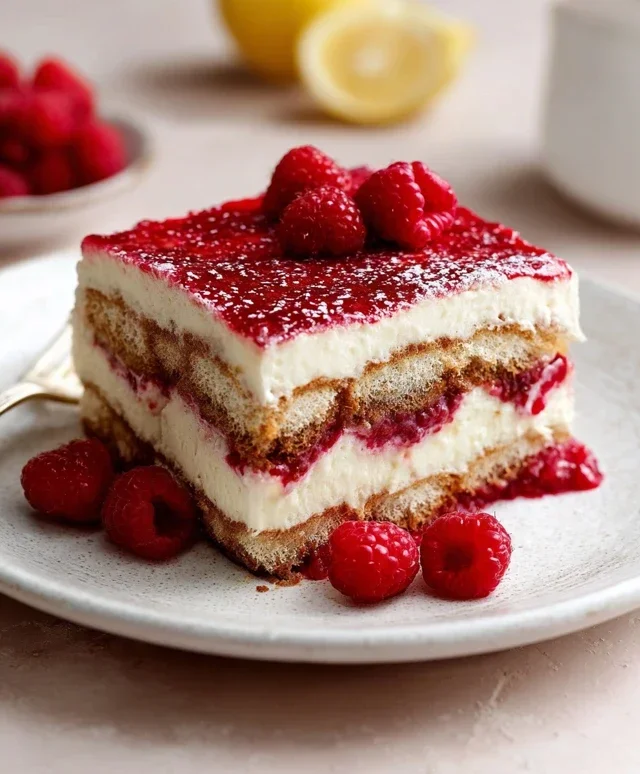 Raspberry Tiramisu