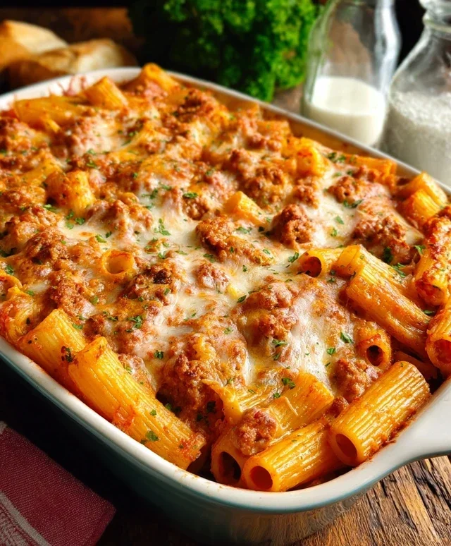 Baked Rigatoni with Sausage