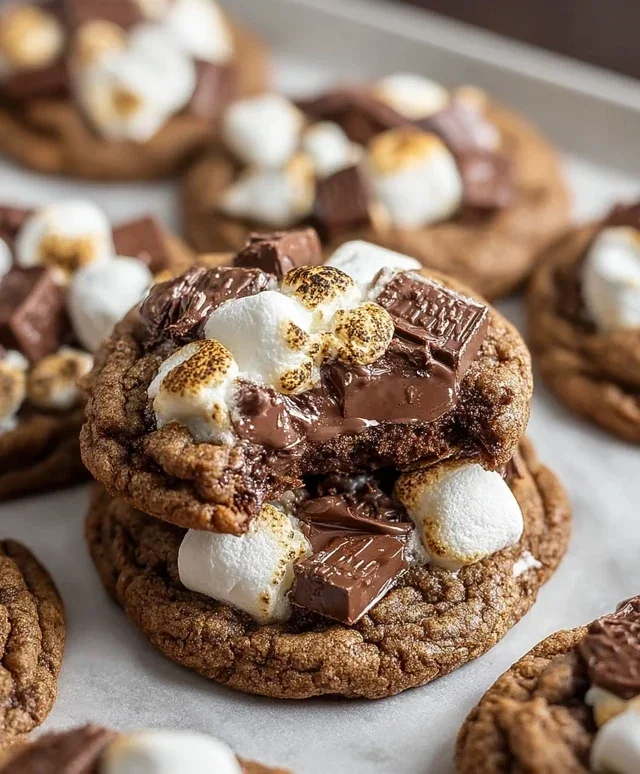 Chocolate M&M Cookies