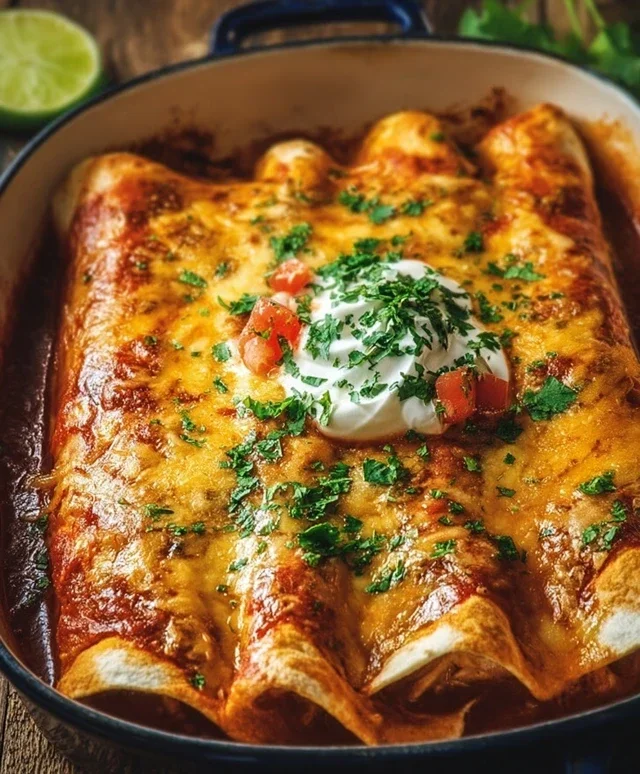Delicious Chicken Enchiladas