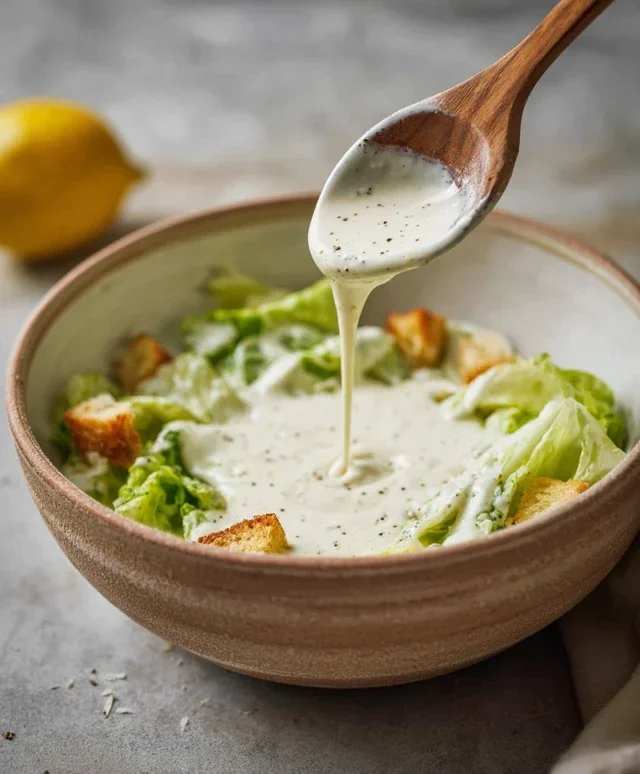 Caesar Salad Dressing (Classic, Creamy & 5 Minutes) 🥗