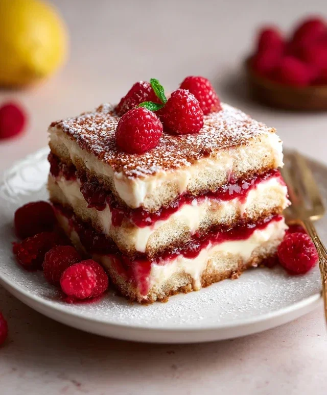 Raspberry Tiramisu