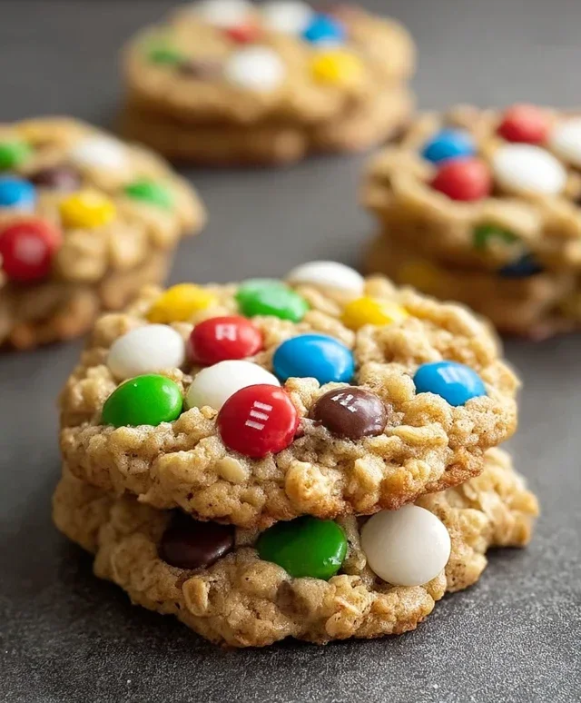 M&M Rice Krispies Cookies