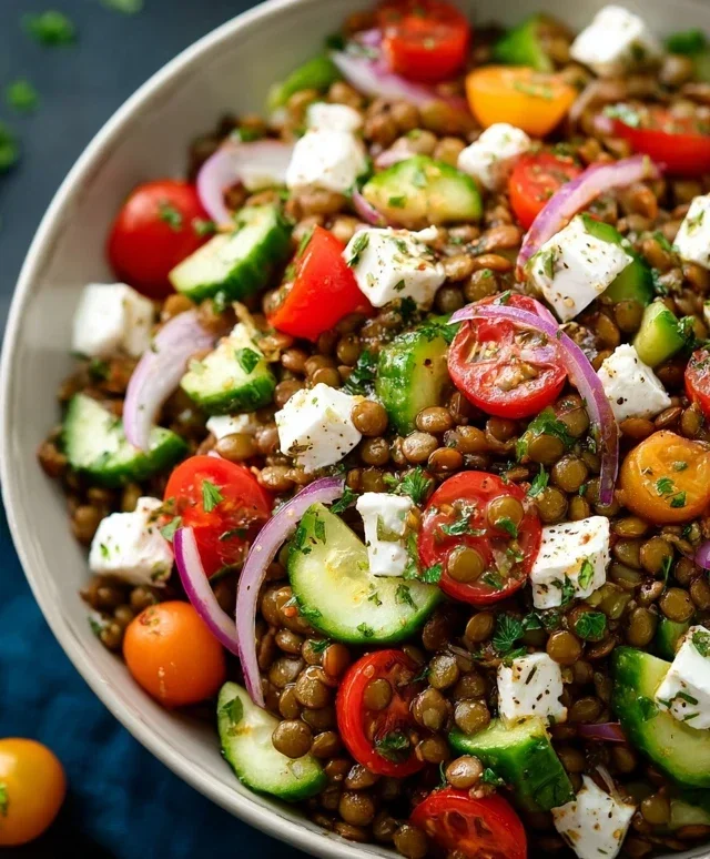 Mediterranean Lentil Salad