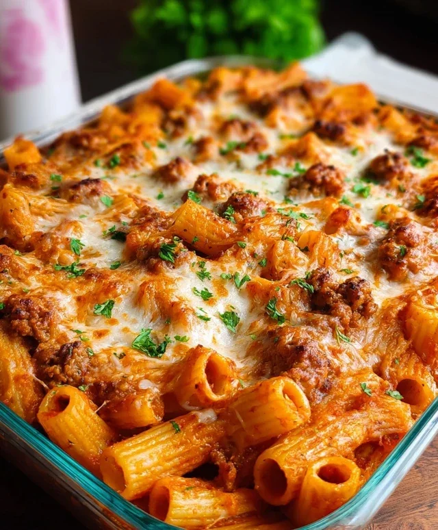 Baked Rigatoni with Sausage