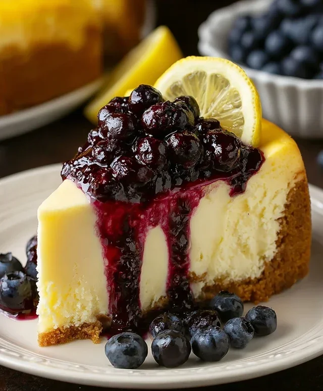 Lemon Blueberry Cheesecake