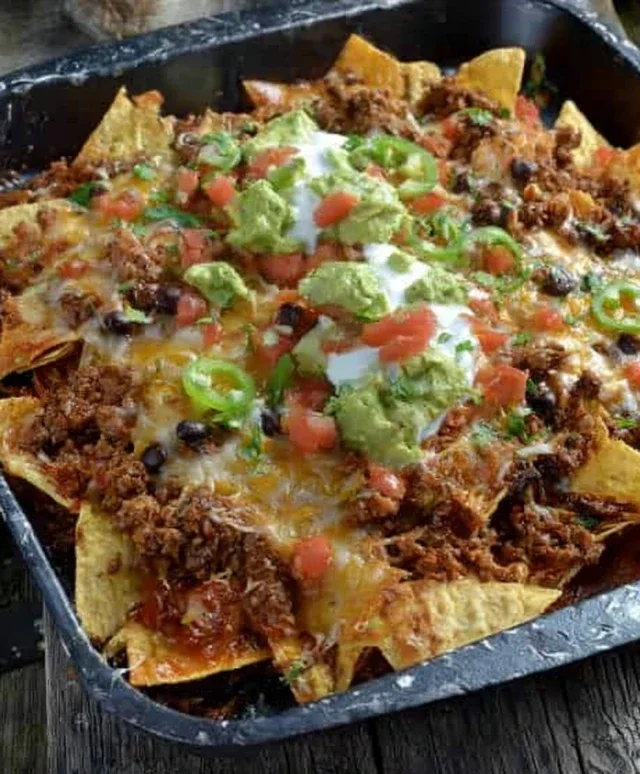 Campfire Grilled Nachos
