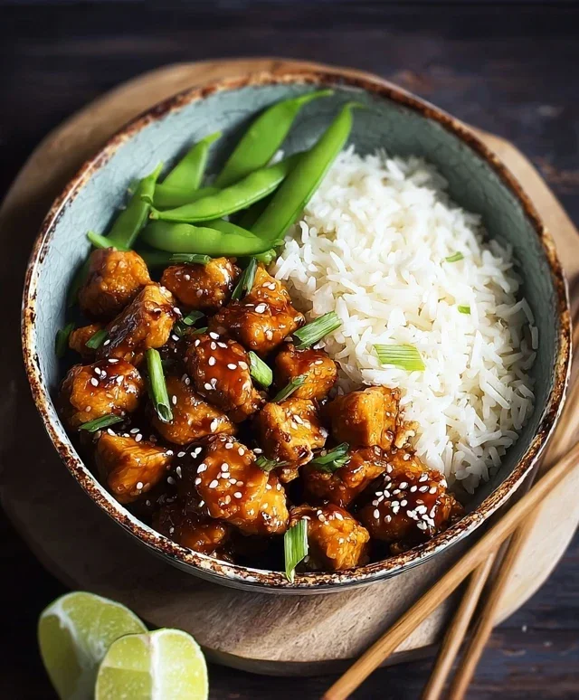 Healthy Sesame Chicken Dish