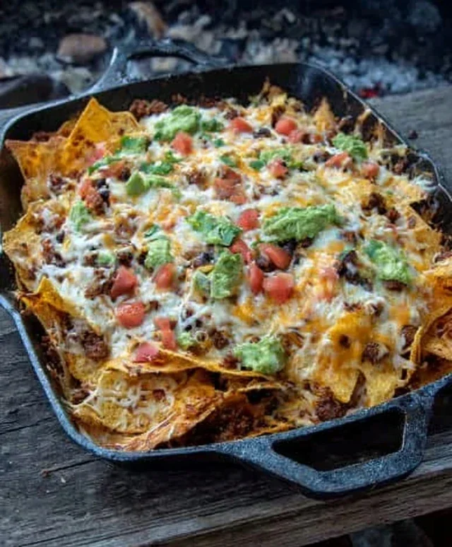 Campfire Grilled Nachos
