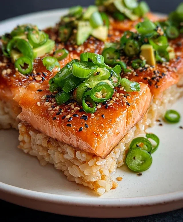 Salmon Crispy Rice