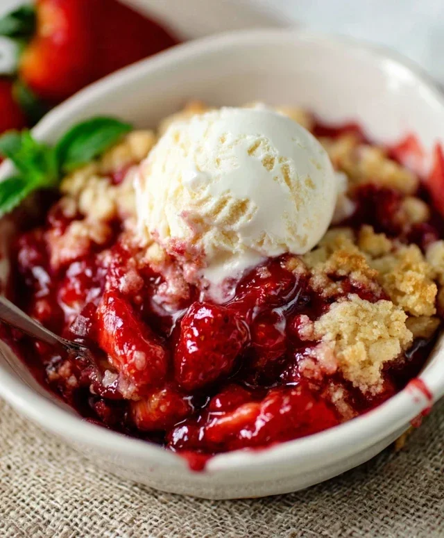 Strawberry Cobbler