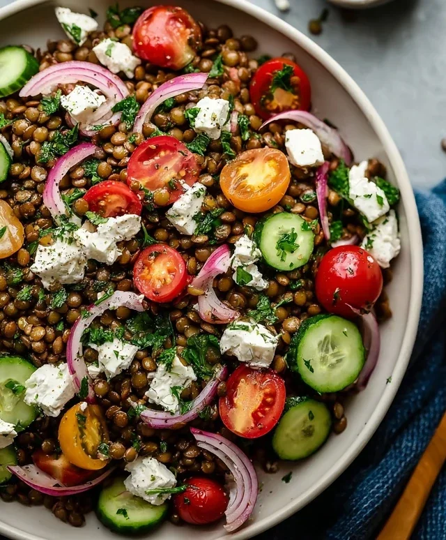 Mediterranean Lentil Salad