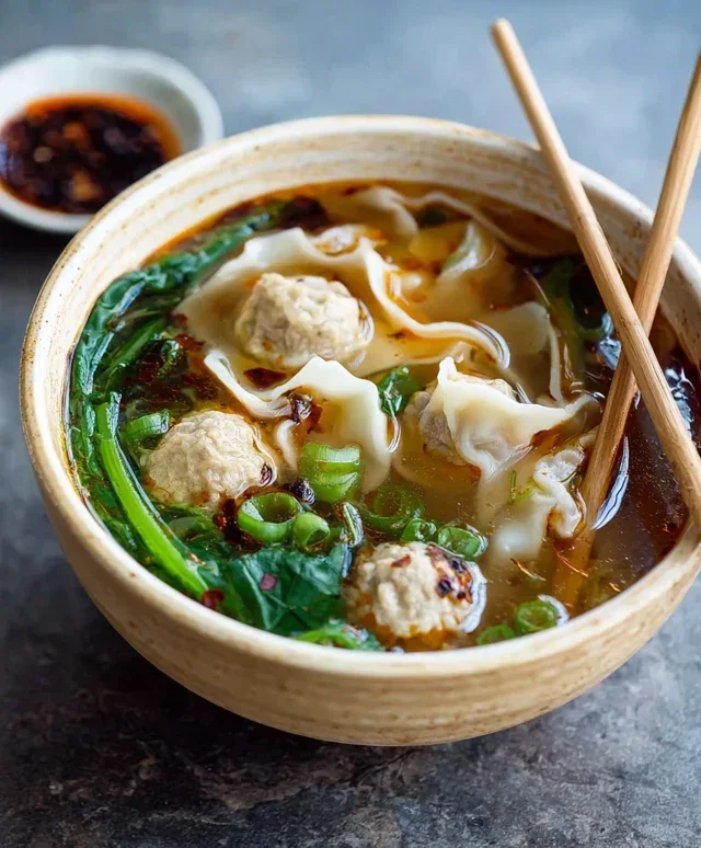 Naked Wonton Soup