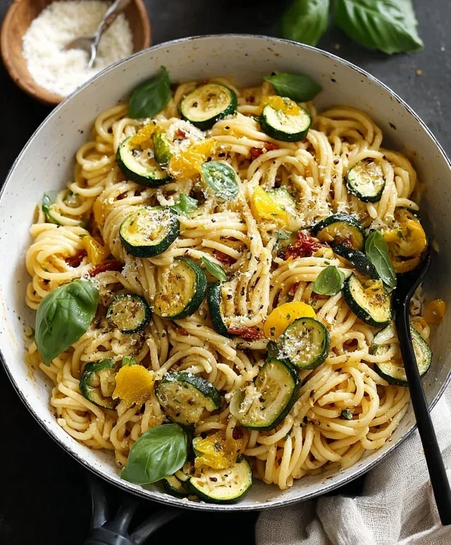 Summer Squash Pasta Skillet