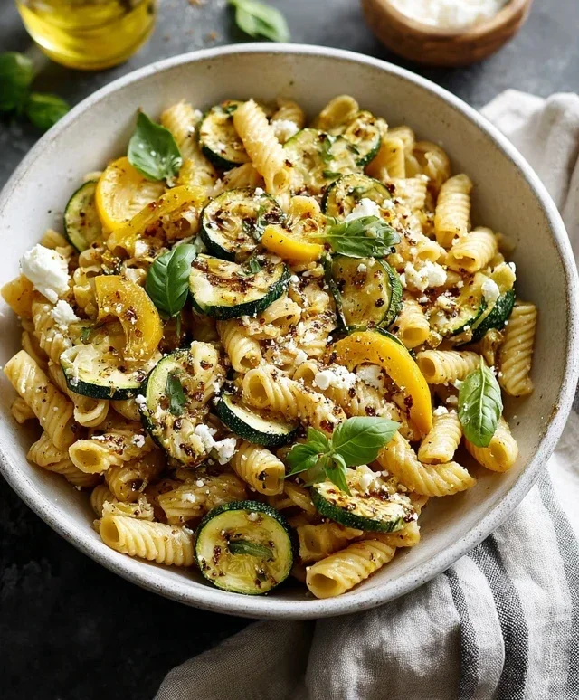 Summer Squash Pasta Skillet
