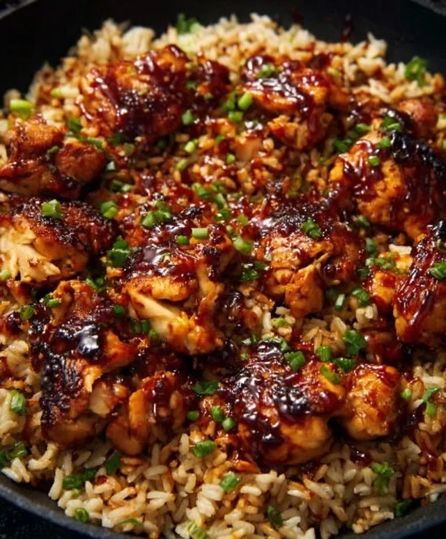One-Pan Bold Honey BBQ Chicken Rice